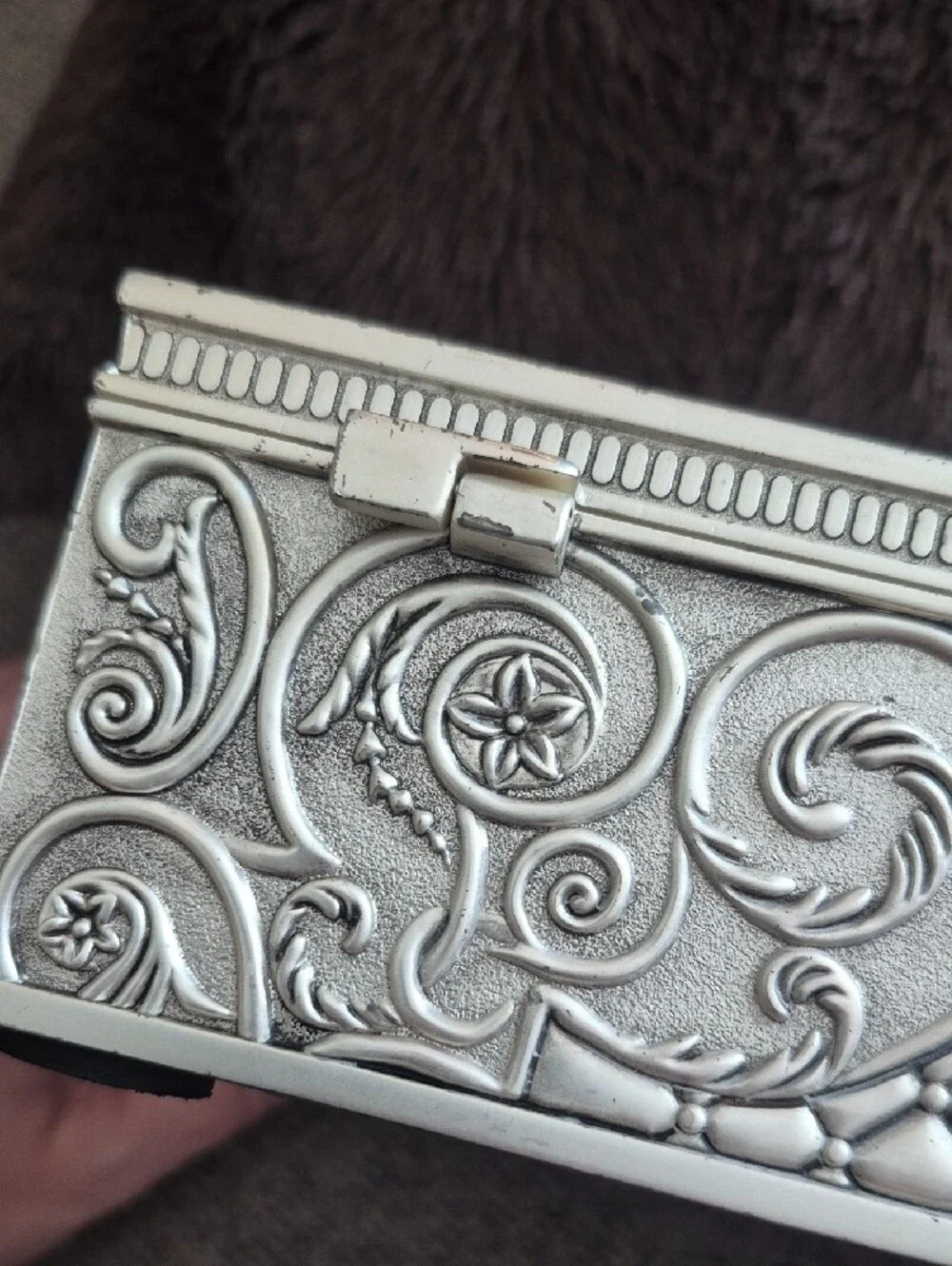 Godinger VINTAGE Silver Plated Jewelry Box Chest